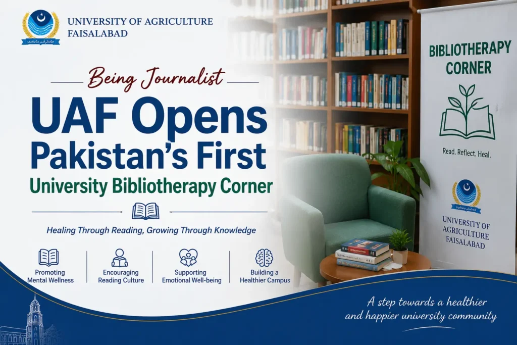 UAF Opens Pakistan's First University Bibliotherapy Corner